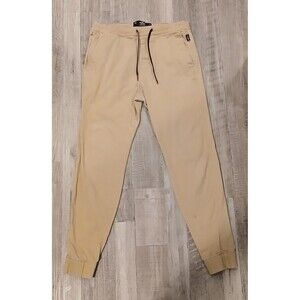 Hollister Skinny Jogger Beige Khaki Pants Mens Size S Advanced Stretch